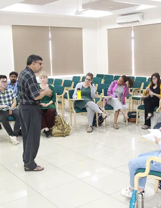 Students learning from their faculty