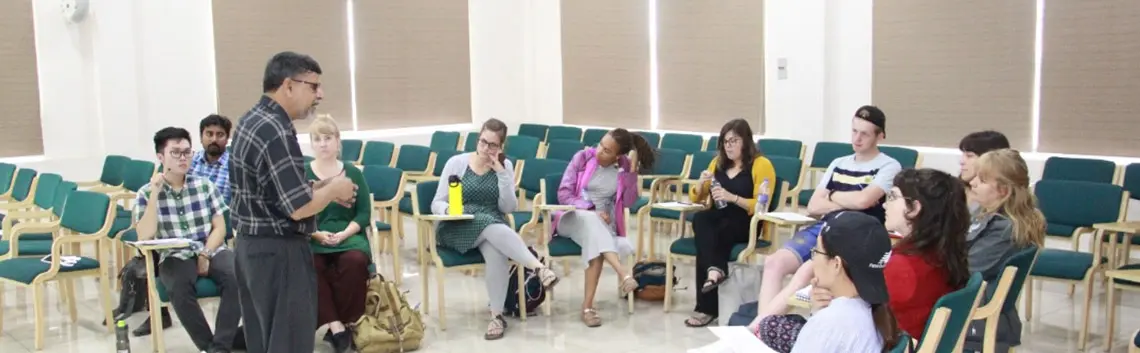 Students learning from their faculty